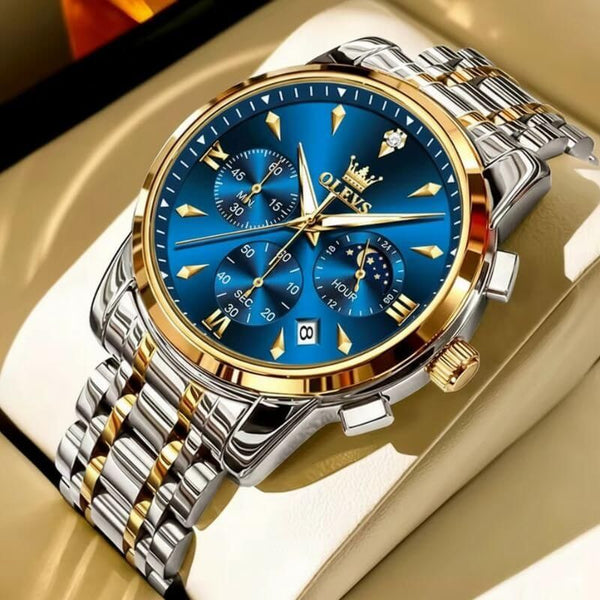 Reloj Suizo de Lujo Resistente al Agua y de Alta Precisión